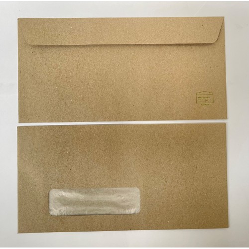 Eco DL Recycled Window Envelopes Box of 500 (Plastic Free)