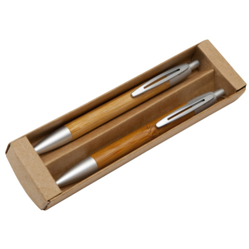 Duo Bamboo Pen and Pencil Set