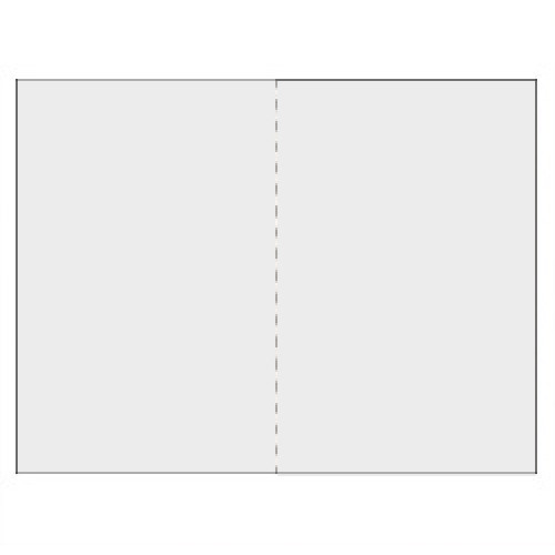 Eco White 300gsm card 148mm x 210mm creased for folding to A6 (Pack of 50)