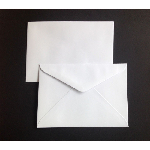 Eco White Greeting Card Envelopes (pack of 50)