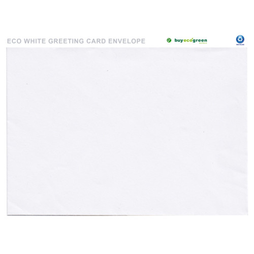 Eco White Greeting Card Envelopes (pack of 50)