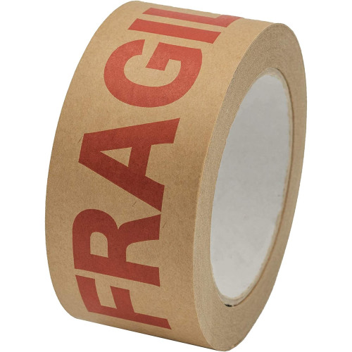 Printed Kraft Paper Packing Tape 48mm X 50m 